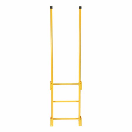Vestil 77-1/2" Dock Ladder, Walk-Through Style, 3 Step, Steel, 3 Steps, Baked-In Powder Coated Finish DKL-3